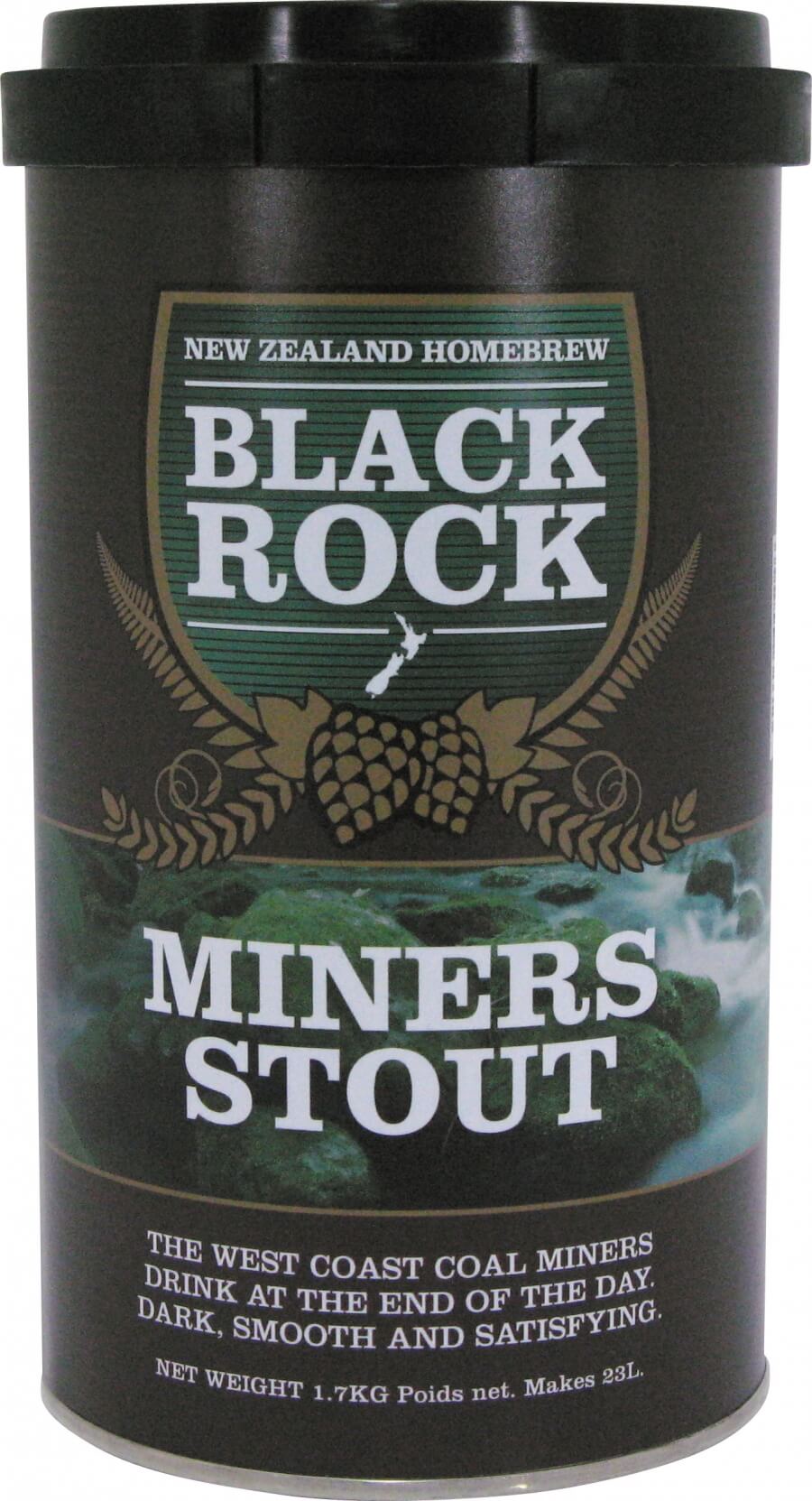 Black Rock Miners Stout Beerkit 1.7kg UBREW4U